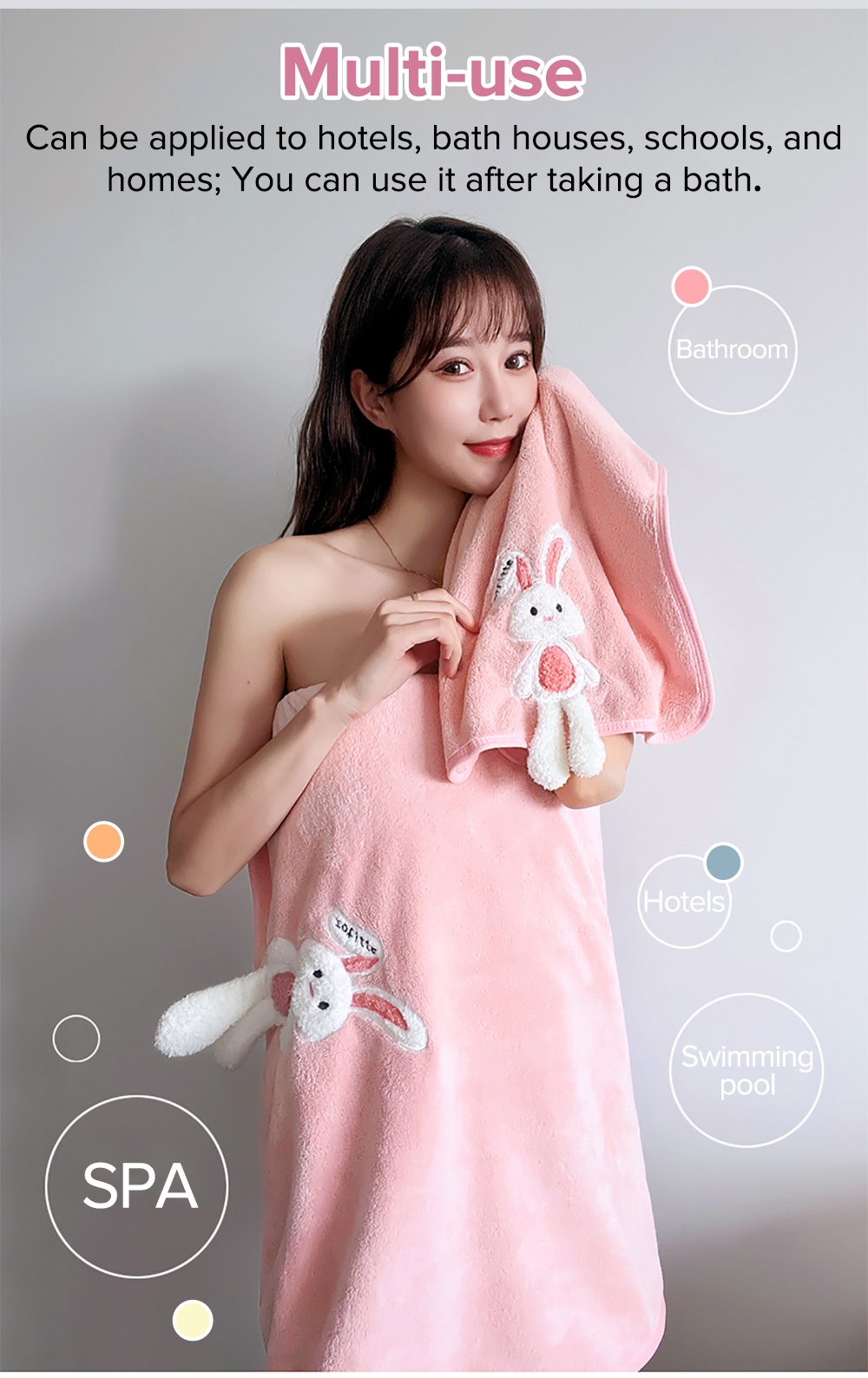 Bunny Bath Towel-6